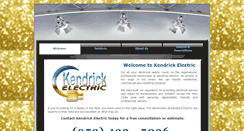 Desktop Screenshot of kendrickelectric.com